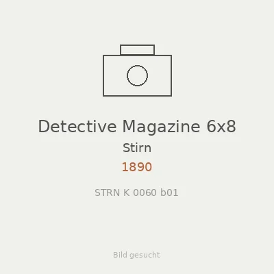 Detective Magazine 6x8