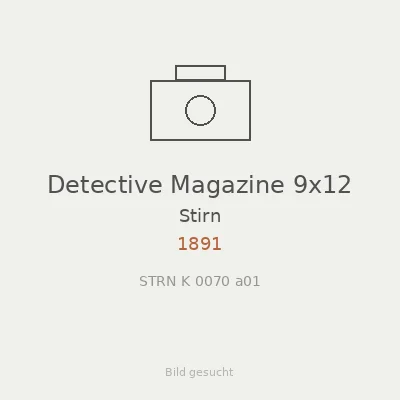 Detective Magazine 9x12