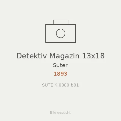 Detektiv Magazin 13x18