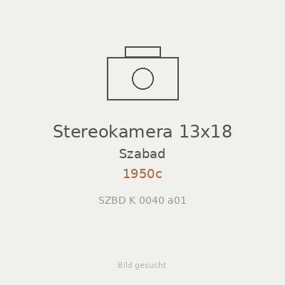 Stereokamera 13x18