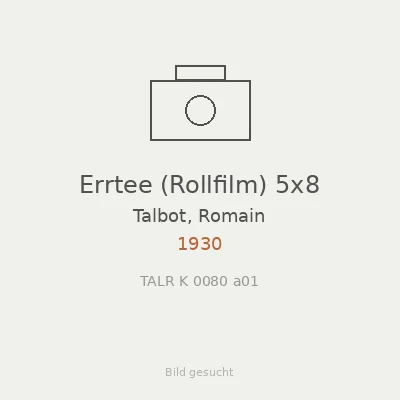 Errtee (Rollfilm) 5x8