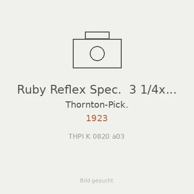 Ruby Reflex Spec.  3 1/4x4 1/4