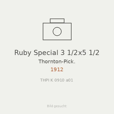 Ruby Special 3 1/2x5 1/2