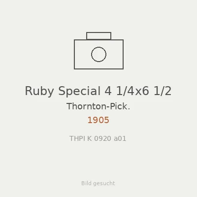 Ruby Special 4 1/4x6 1/2