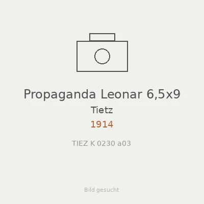 Propaganda Leonar 6,5x9