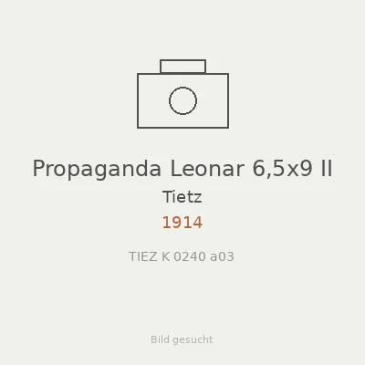 Propaganda Leonar 6,5x9 II