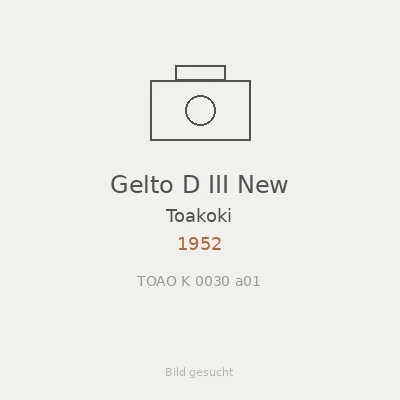 Gelto D III New