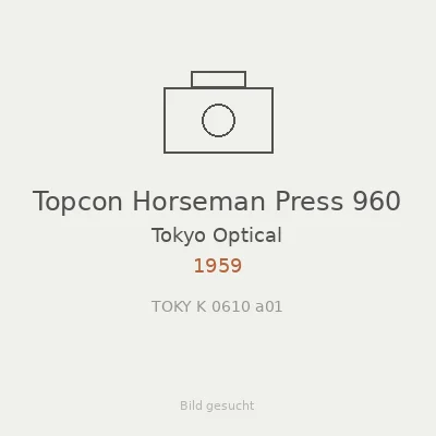 Topcon Horseman Press 960