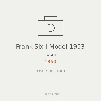 Frank Six I Model 1953