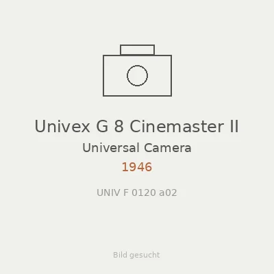 Univex G 8 Cinemaster II