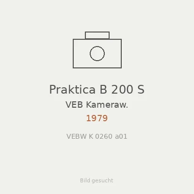 Praktica B 200 S
