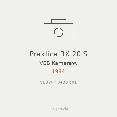 Praktica BX 20 S