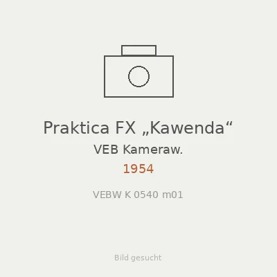 Praktica FX „Kawenda“