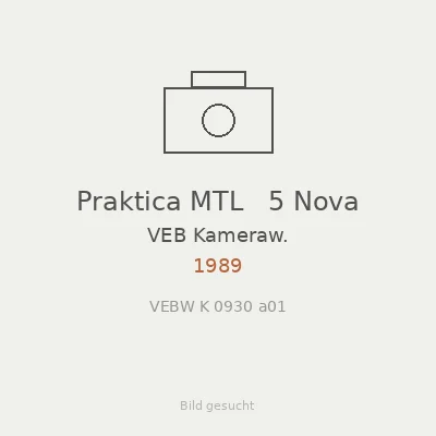 Praktica MTL   5 Nova