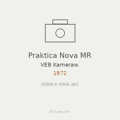 Praktica Nova MR