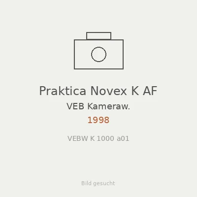 Praktica Novex K AF