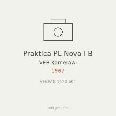 Praktica PL Nova I B