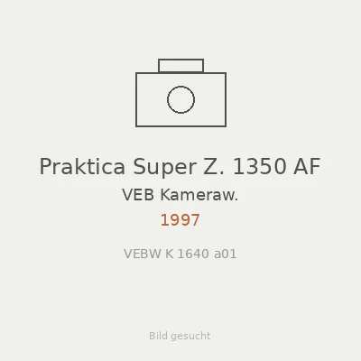 Praktica Super Z. 1350 AF