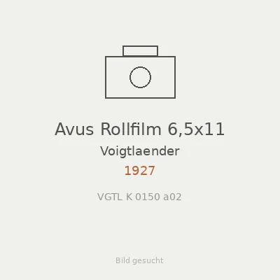 Avus Rollfilm 6,5x11