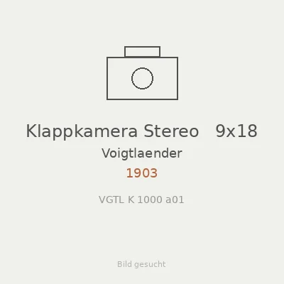 Klappkamera Stereo   9x18