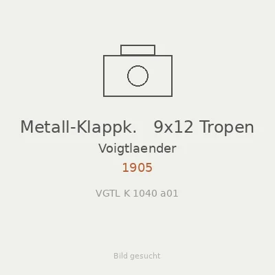 Metall-Klappk.   9x12 Tropen