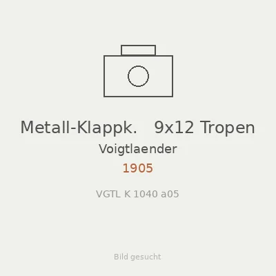 Metall-Klappk.   9x12 Tropen