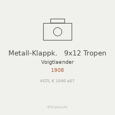 Metall-Klappk.   9x12 Tropen