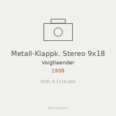 Metall-Klappk. Stereo 9x18