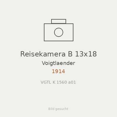 Reisekamera B 13x18