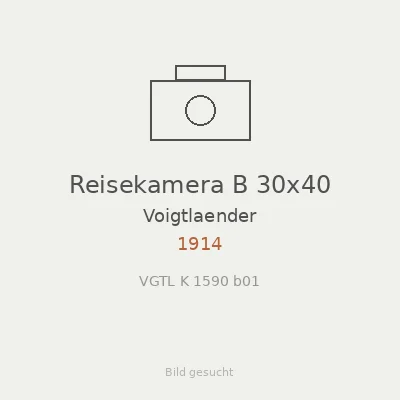 Reisekamera B 30x40