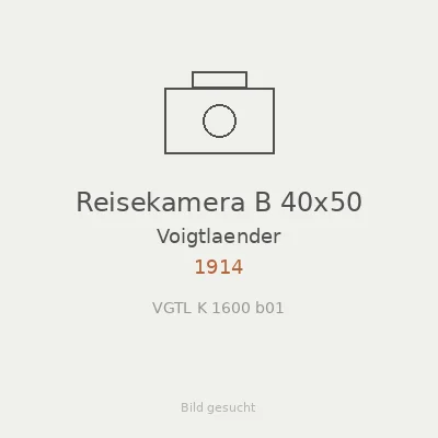 Reisekamera B 40x50
