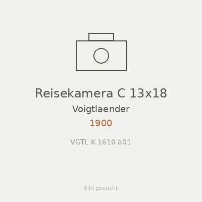 Reisekamera C 13x18