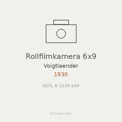 Rollfilmkamera 6x9