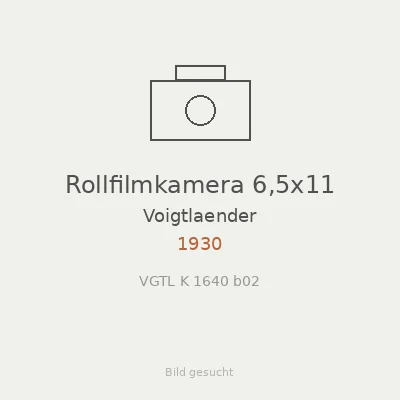 Rollfilmkamera 6,5x11