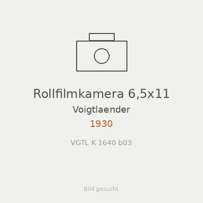 Rollfilmkamera 6,5x11