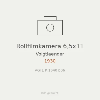 Rollfilmkamera 6,5x11