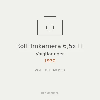 Rollfilmkamera 6,5x11