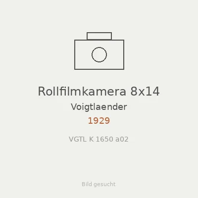 Rollfilmkamera 8x14