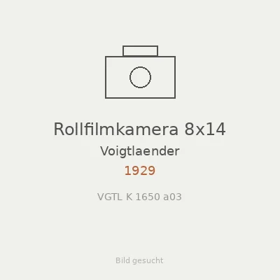 Rollfilmkamera 8x14