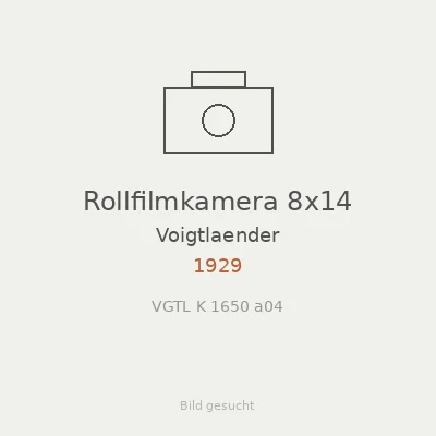 Rollfilmkamera 8x14