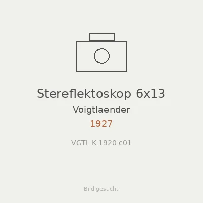 Stereflektoskop 6x13