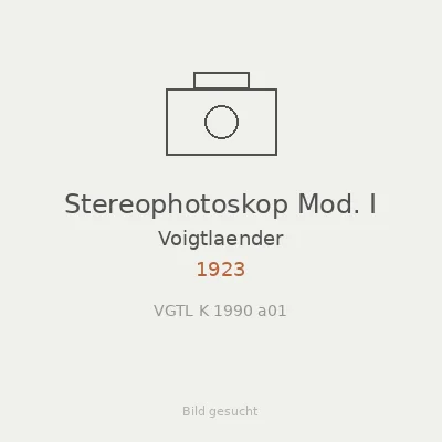 Stereophotoskop Mod. I