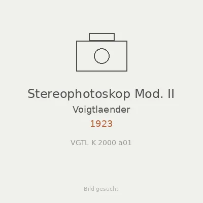 Stereophotoskop Mod. II