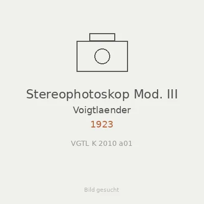 Stereophotoskop Mod. III