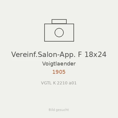 Vereinf.Salon-App. F 18x24