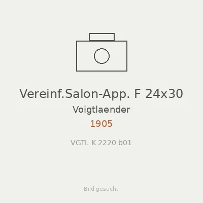 Vereinf.Salon-App. F 24x30