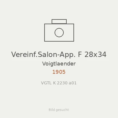 Vereinf.Salon-App. F 28x34