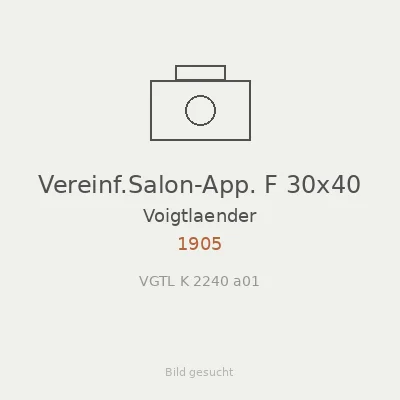 Vereinf.Salon-App. F 30x40