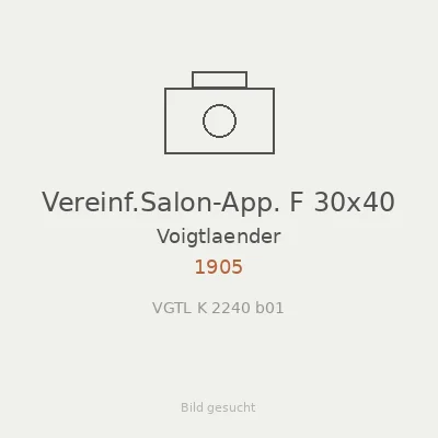 Vereinf.Salon-App. F 30x40