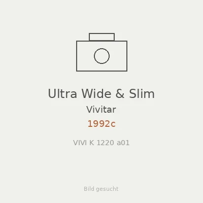 Ultra Wide & Slim